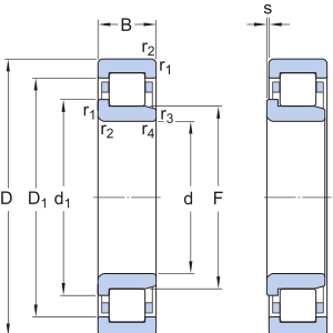 LEŽAJ NJ 2210 ECPH/C4 SKF
